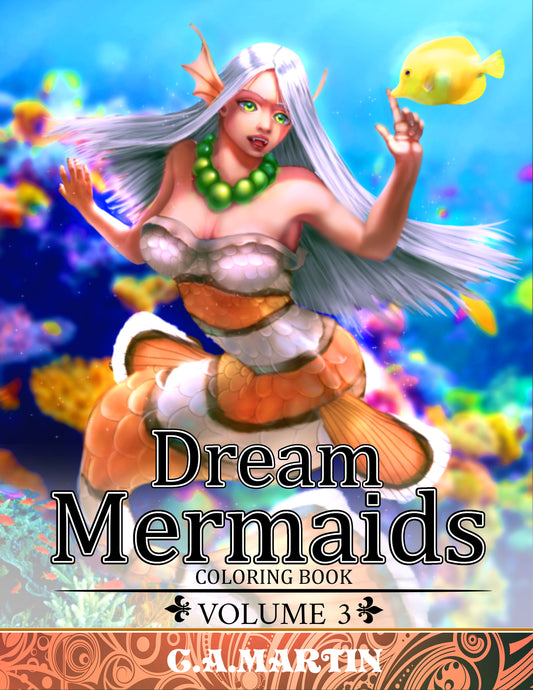 Dream Mermaids Coloring Book VOL3