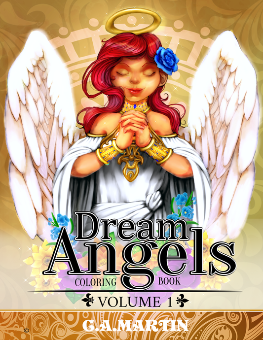 Dream Angels Coloring Book VOL1