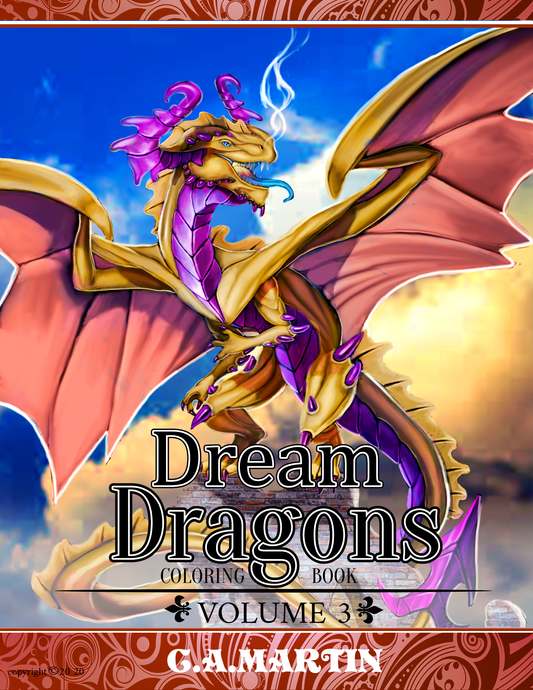 Dream Dragons Coloring Book VOL3