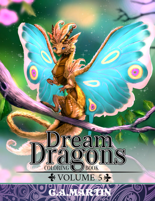 Dream Dragons Coloring Book VOL5