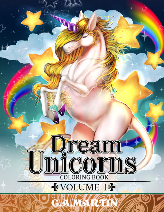 Dream Unicorns Coloring Book VOL1