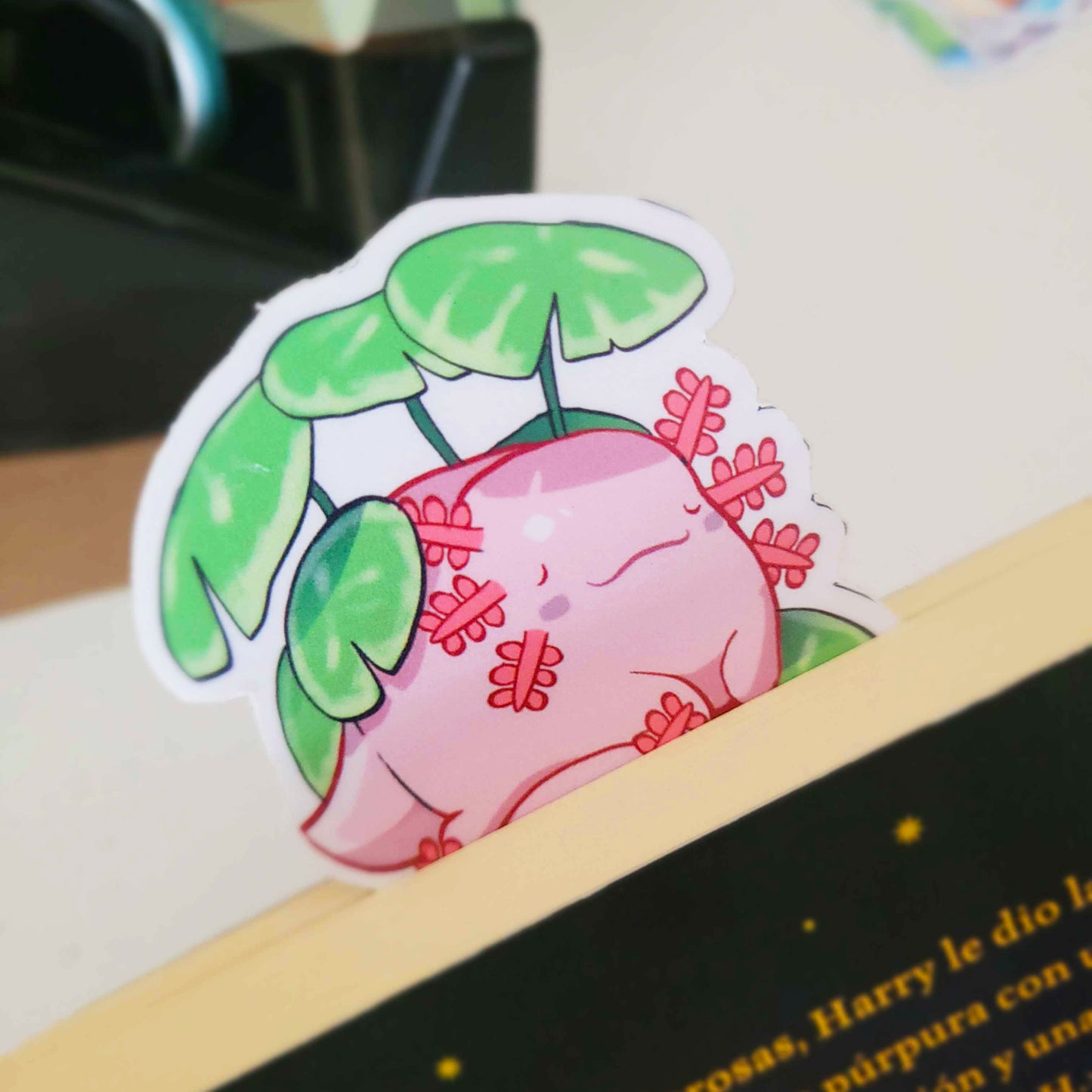 Chubby Axolotl Bookmark