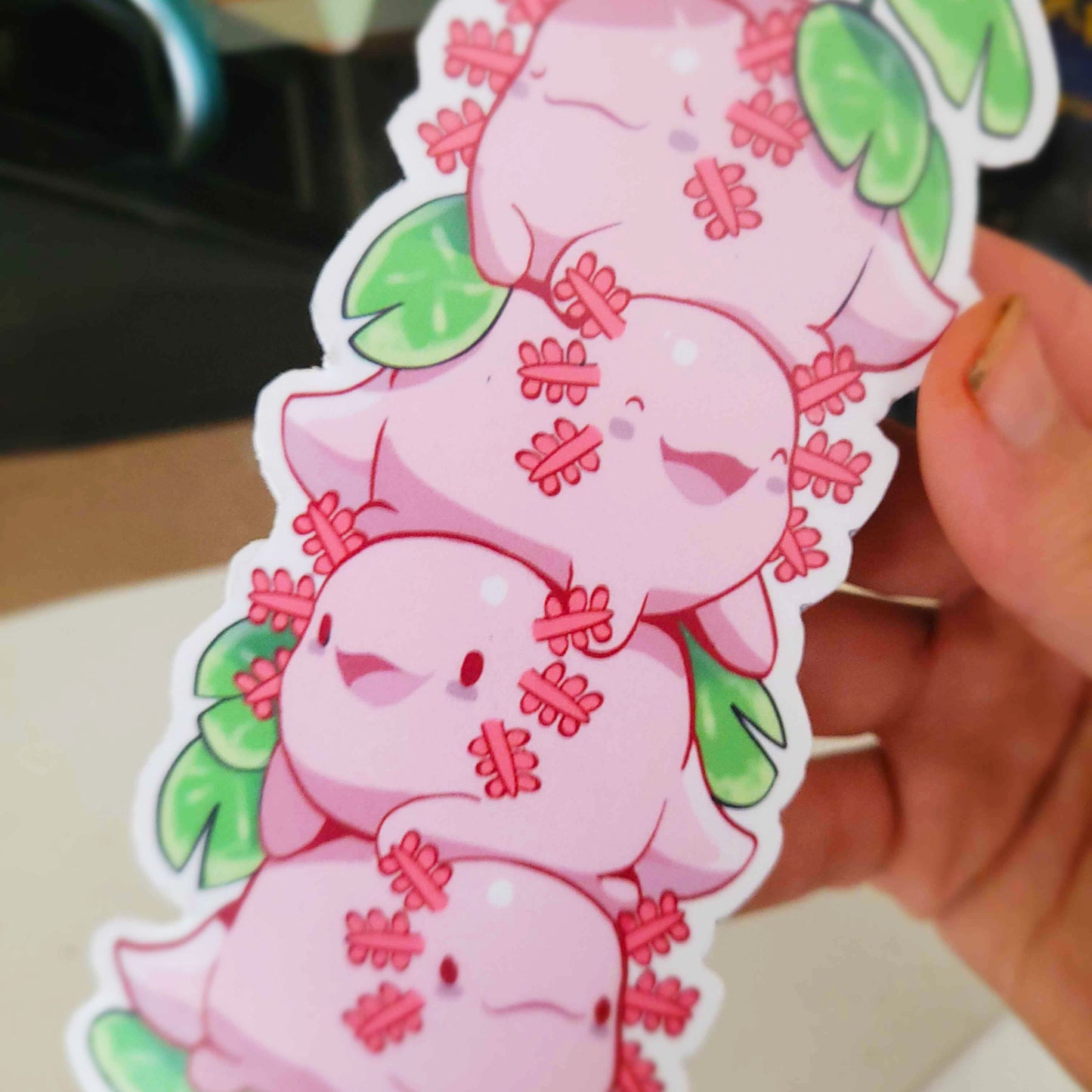 Chubby Axolotl Bookmark