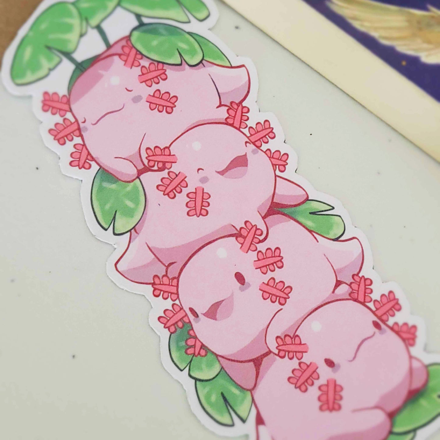 Chubby Axolotl Bookmark