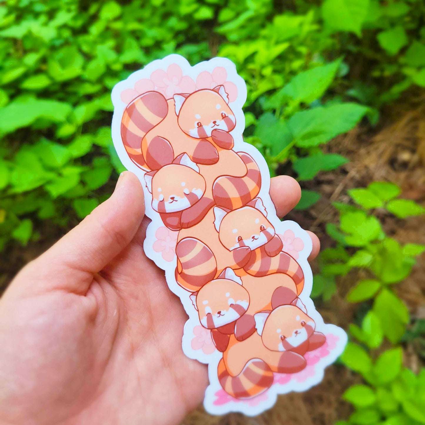 Chubby Red Panda Bookmark