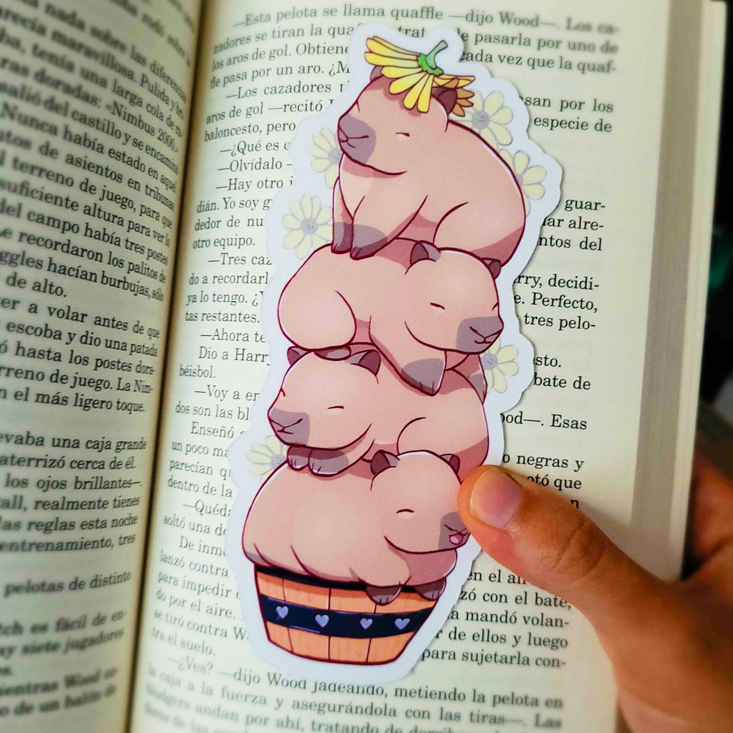 Chubby Capybara Bookmark