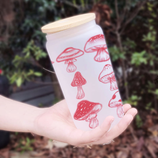 Mushroom 16oz Frosted Tumblr