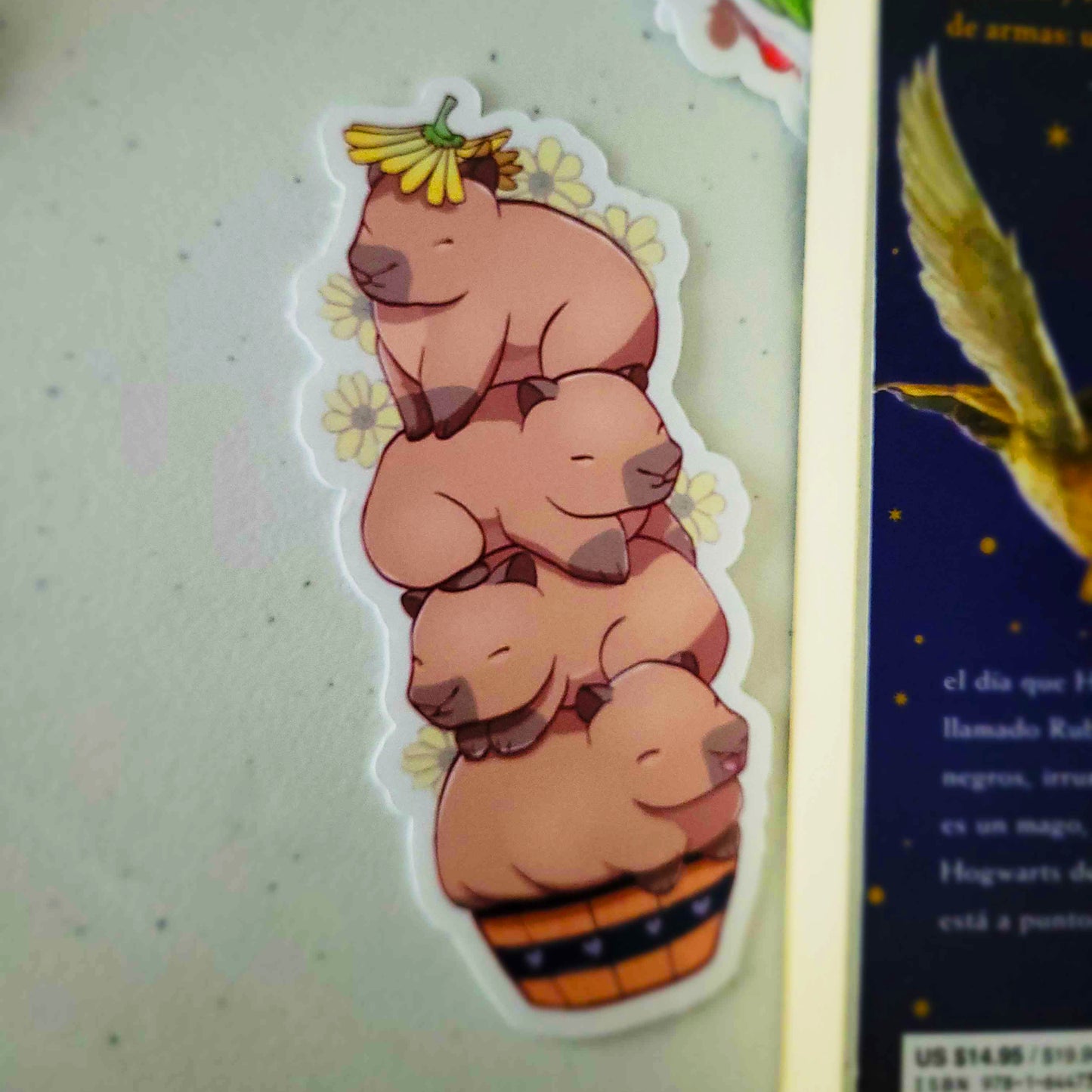 Chubby Capybara Bookmark