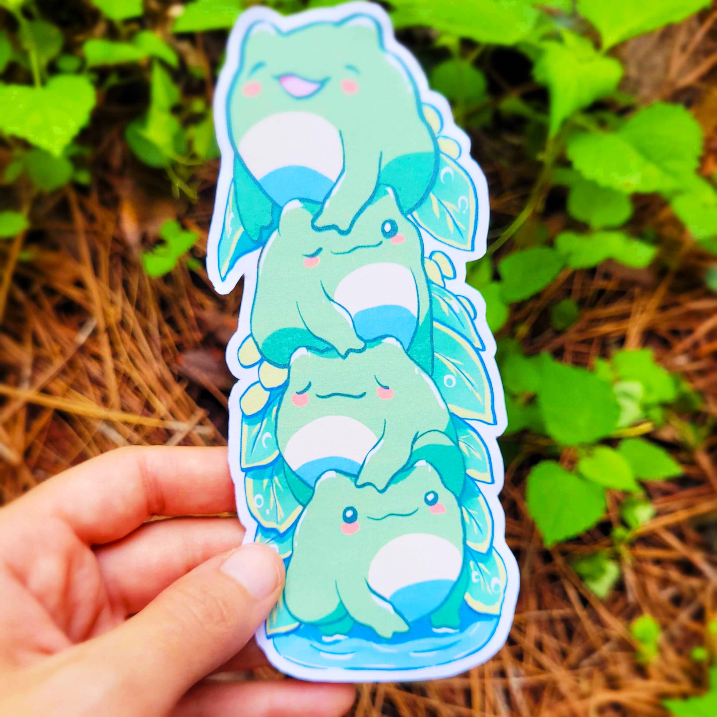 Chubby Frog Bookmark