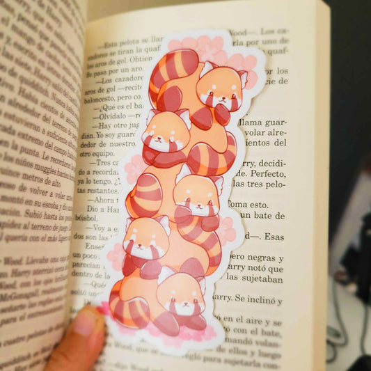 Chubby Red Panda Bookmark