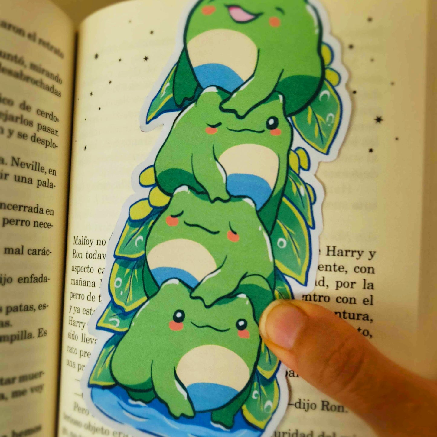 Chubby Frog Bookmark