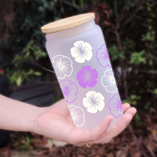 Lilac Spring Flower Pattern 16oz Tumblr Cup