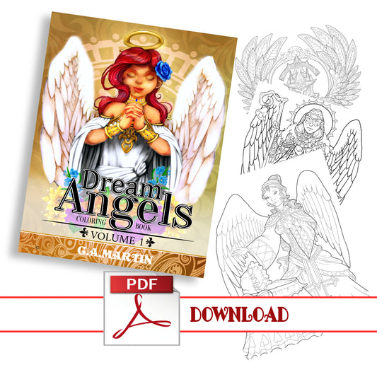 DIGITAL Angels Vol.1 Coloring Book