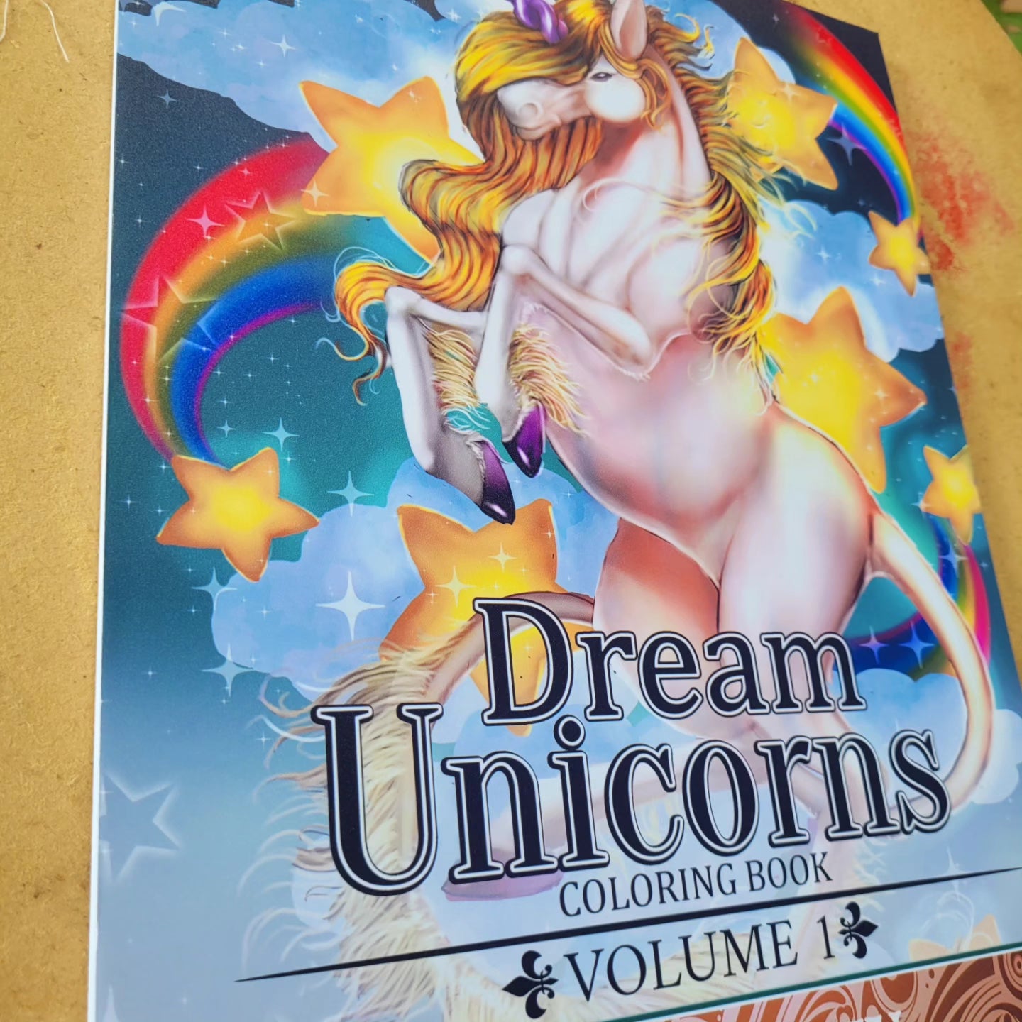 Libro para colorear de unicornios de ensueño VOL1