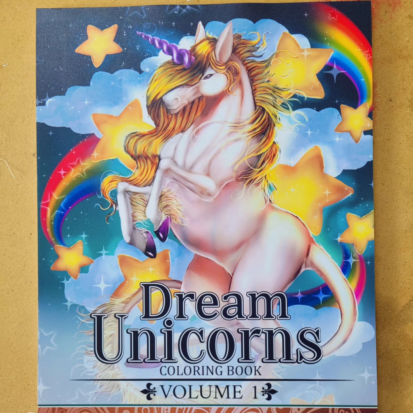 Libro para colorear de unicornios de ensueño VOL1